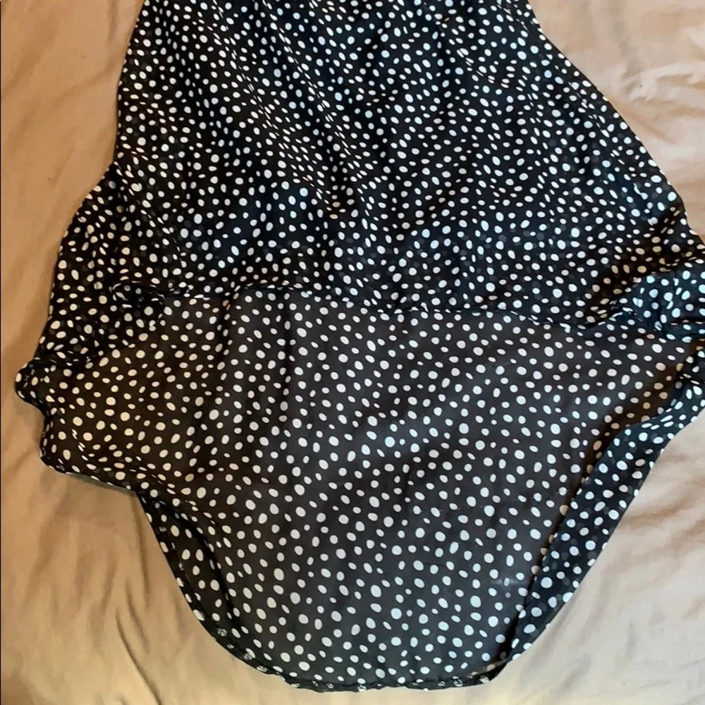 Ardene | Strapless flowy polka dots dress - Picture 5 of 6